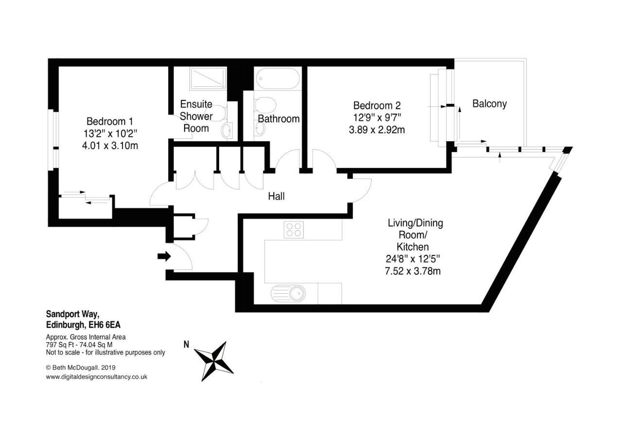 The Sandport Way Residence 爱丁堡 外观 照片